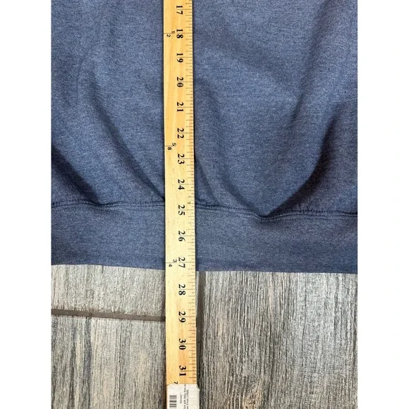 Gildan XL‎ Blue Fairy Embroidered Crewneck Sweatshirt Whimsical Top - Picture 5 of 8